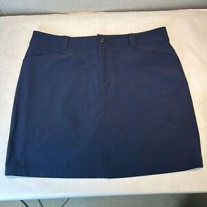 Eddie Bauer Skort Sz 10 Navy Blue